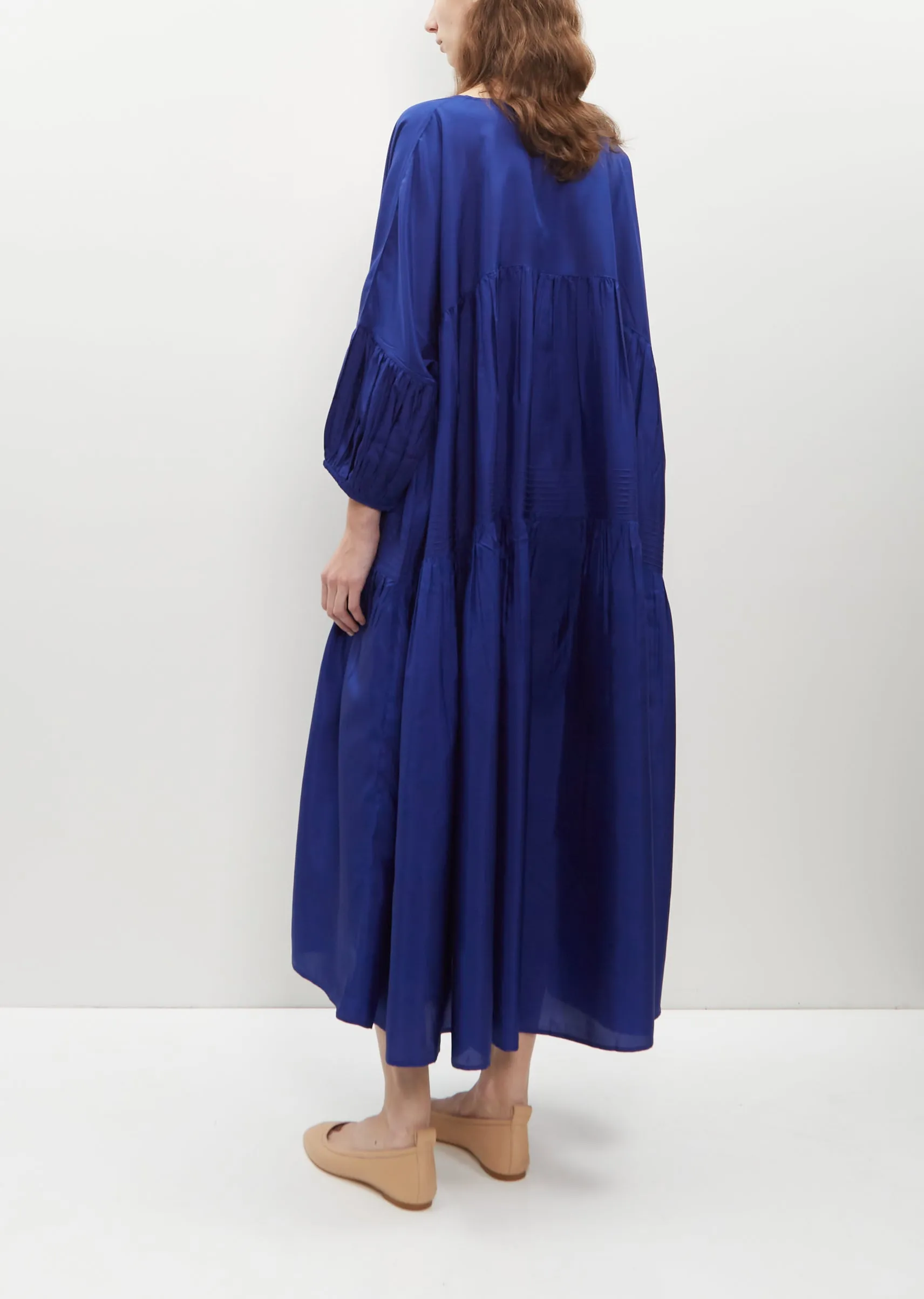 Airi Silk Habotai Maxi Dress — Ultramarine sold by La Garconne product image thumbnail 3