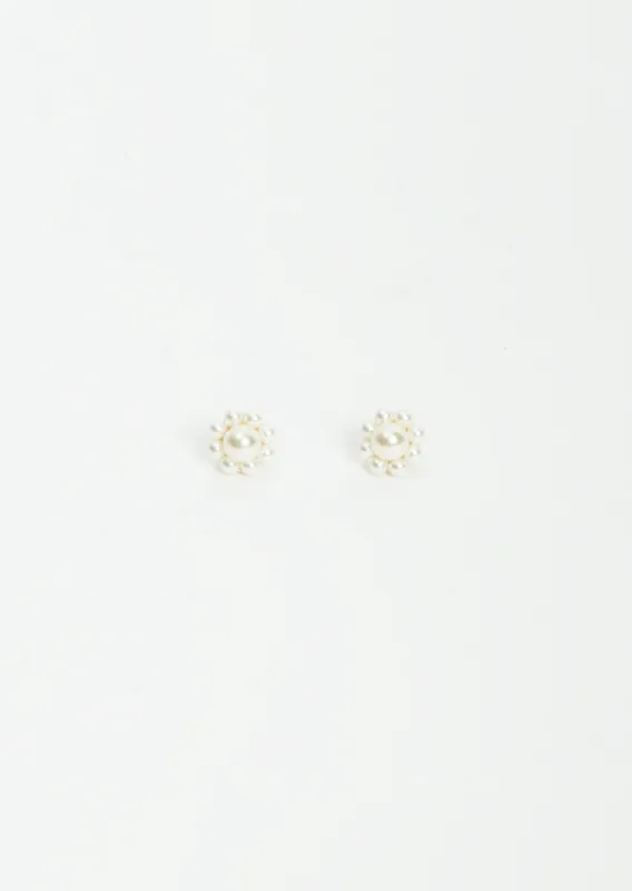 Daisy Stud Earrings made by Simone Rocha