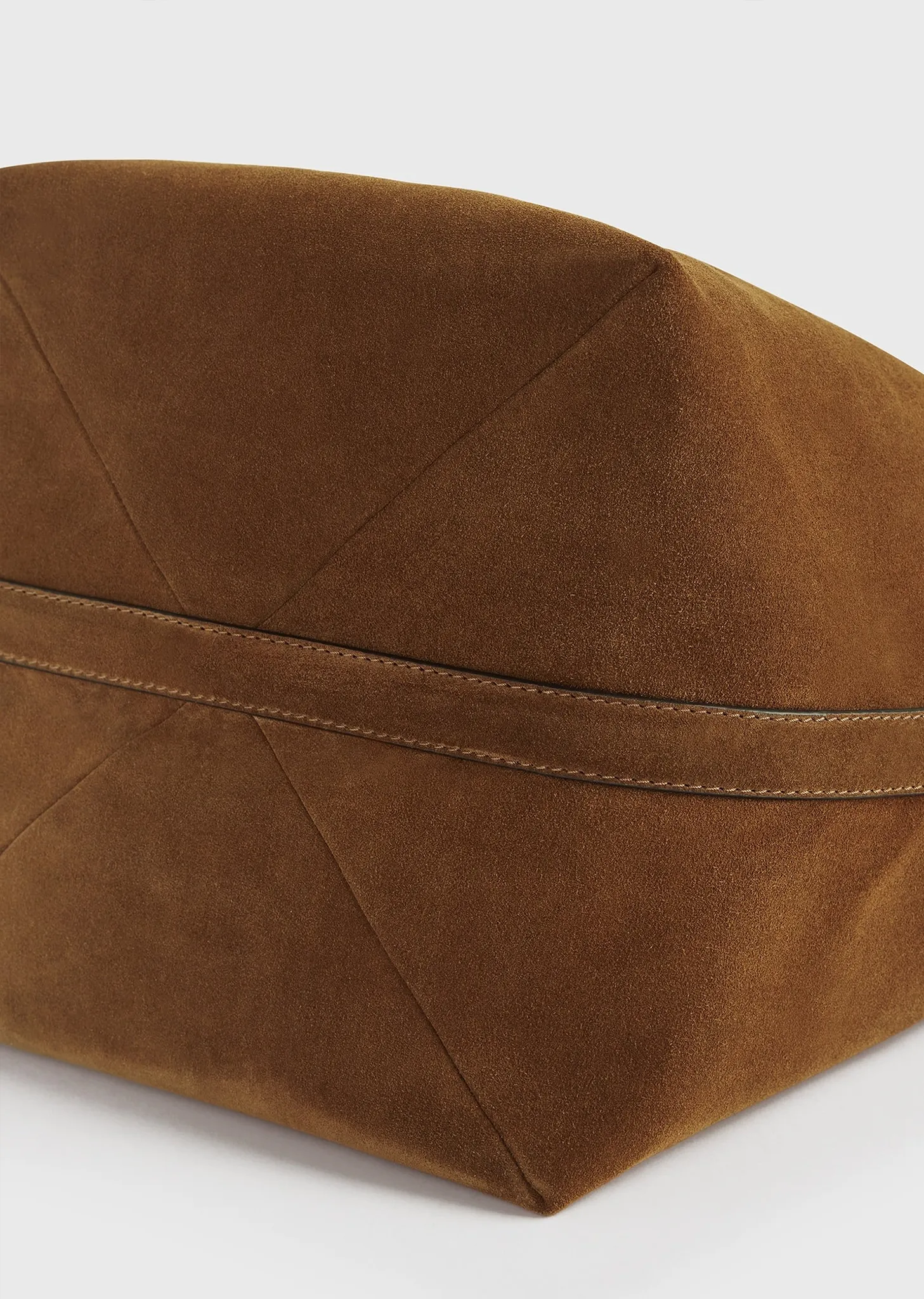 Belted Suede Tote — Tan sold by La Garconne product image thumbnail 5