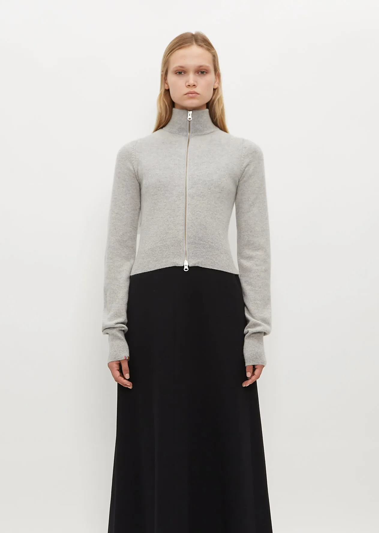 n°302 Lemon Cardigan — Grey sold by La Garconne