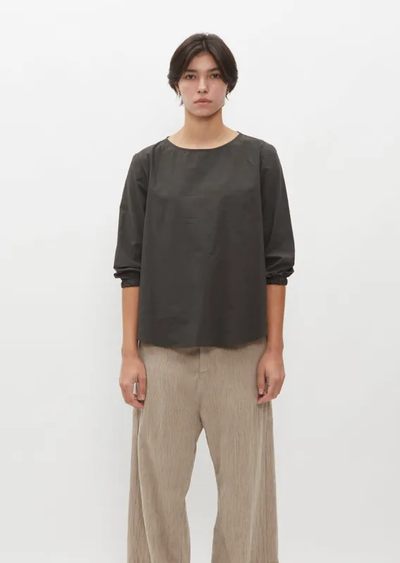 Boatneck Shirt — Carbon sold by La Garconne