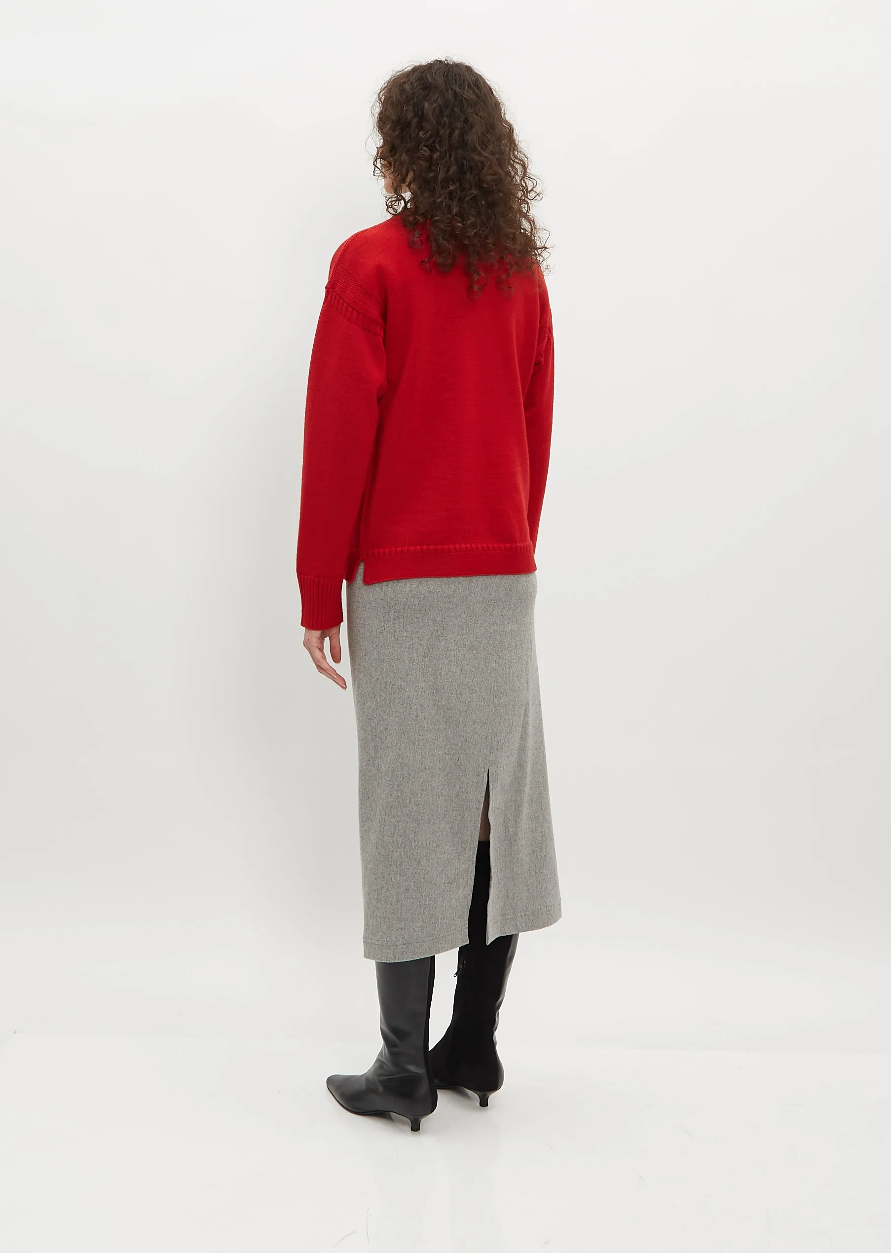 Wool Guernsey Knit Sweater sold by La Garconne product image thumbnail 4