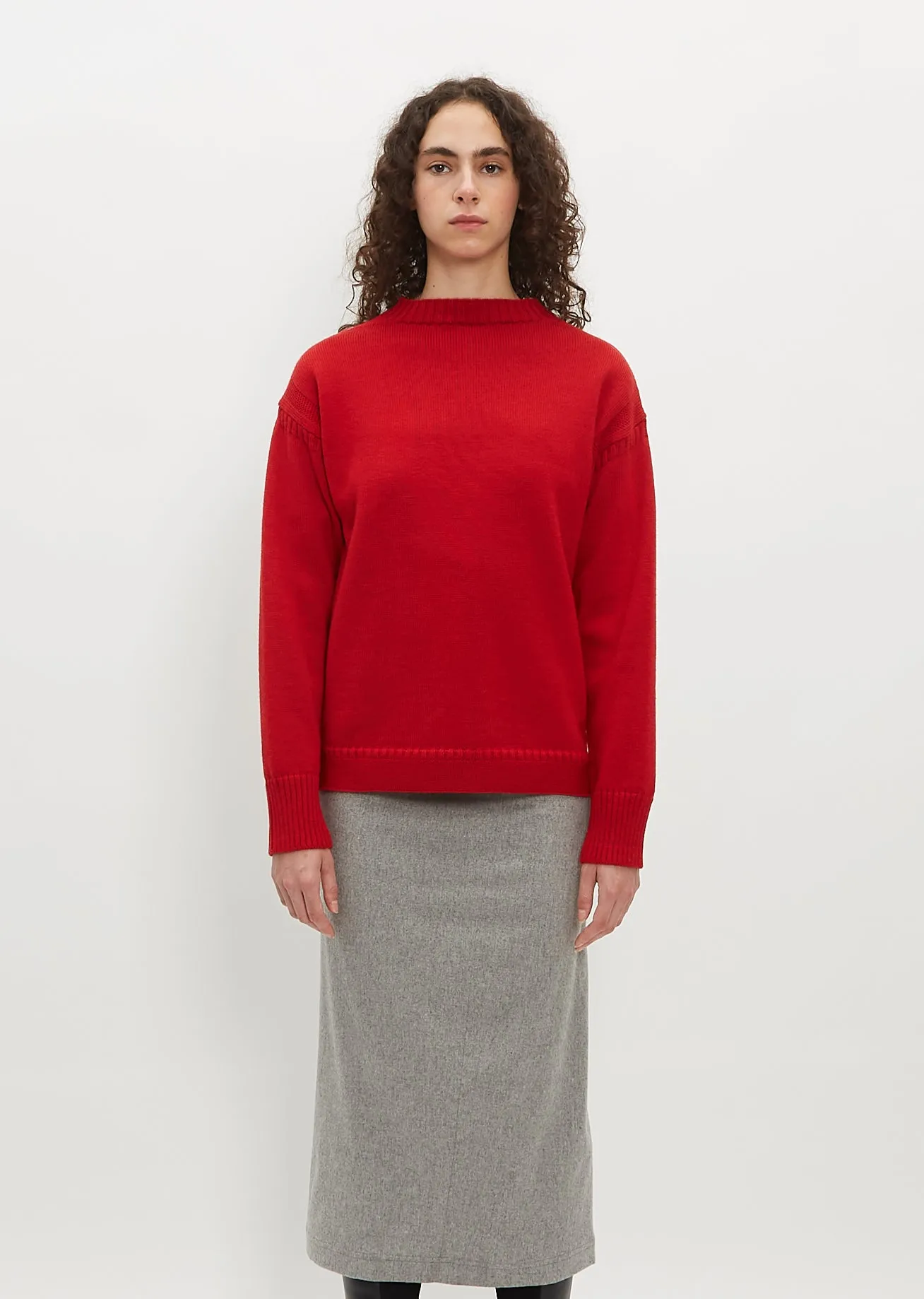 Wool Guernsey Knit Sweater sold by La Garconne