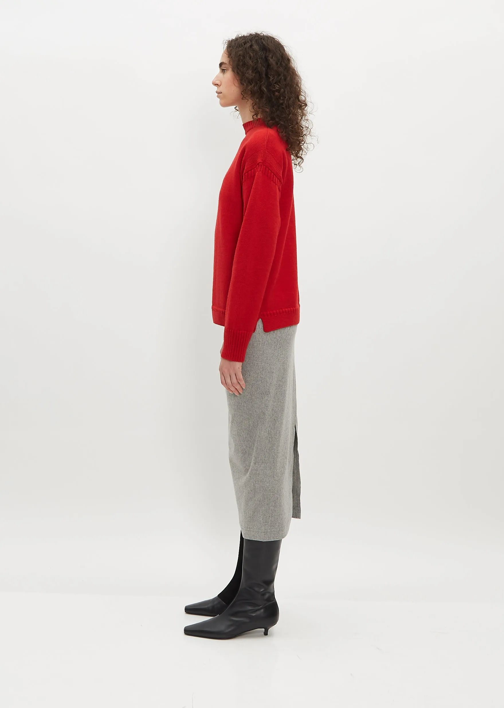 Wool Guernsey Knit Sweater sold by La Garconne product image thumbnail 3