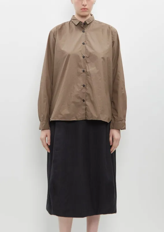Loose Tyrol Shirt — Moka sold by La Garconne