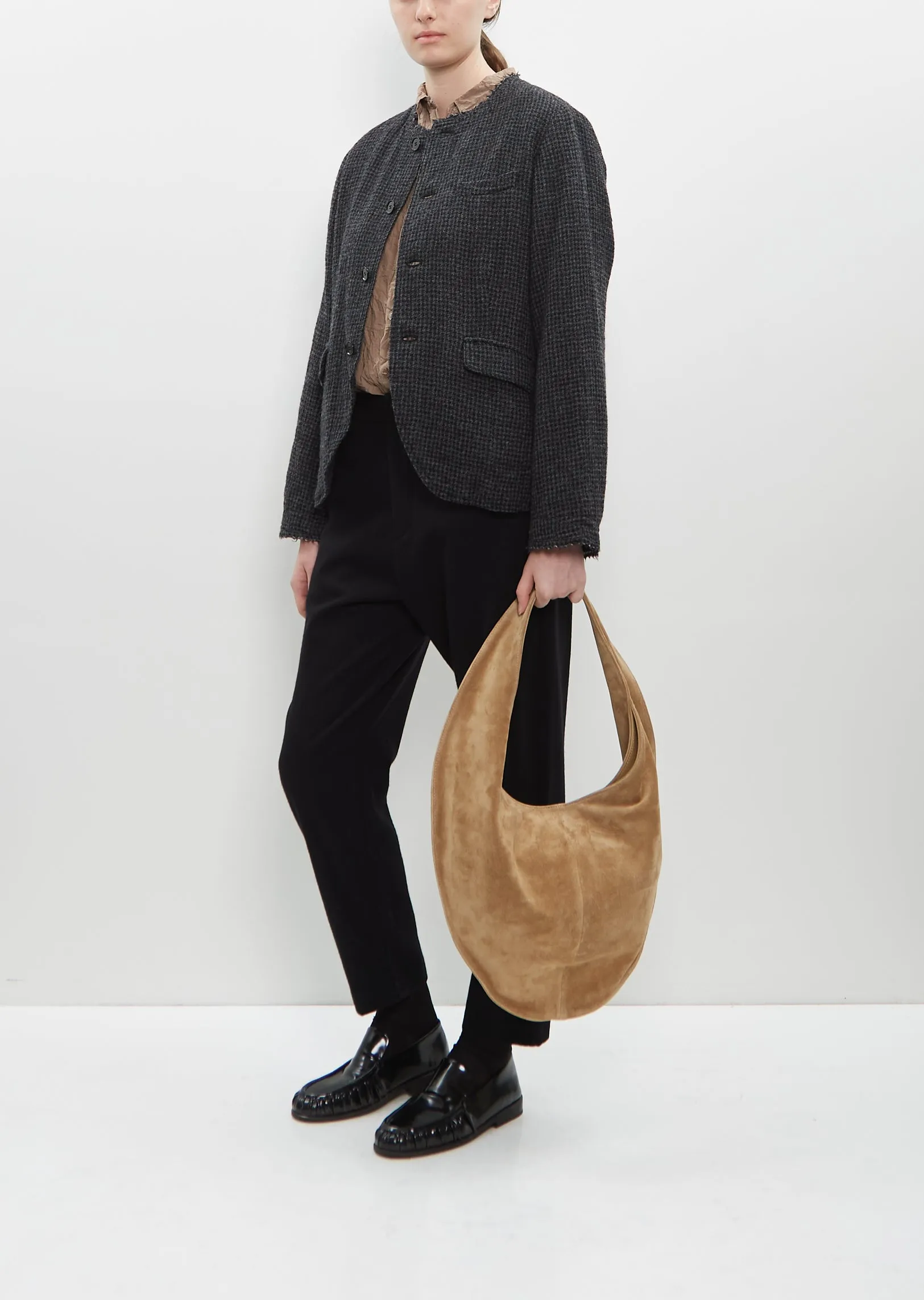 Suede Market Tote sold by La Garconne product image thumbnail 2