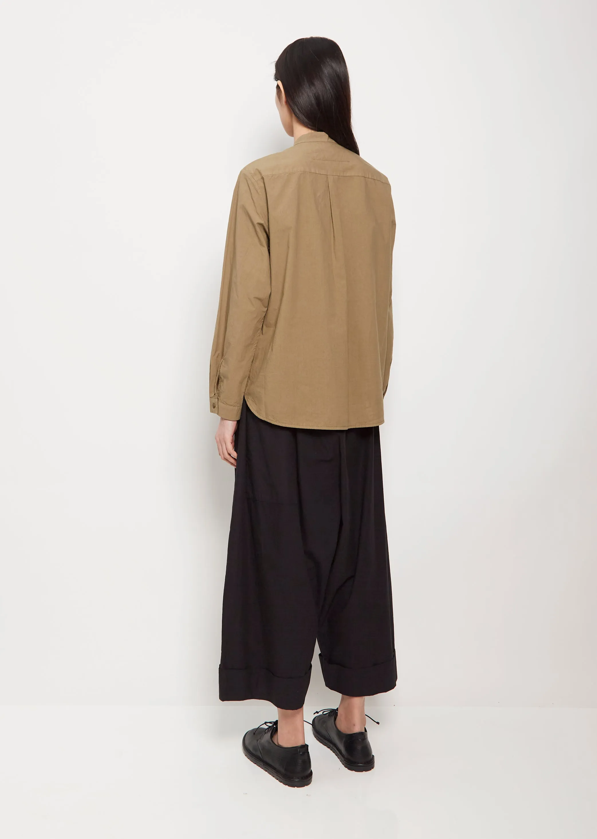 The Botanist Cotton Shirt — Khaki sold by La Garconne product image thumbnail 3