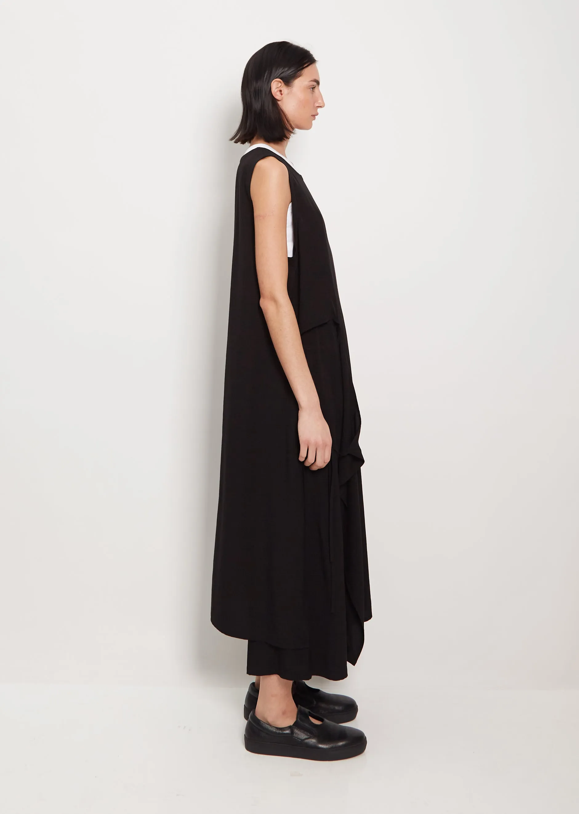 Drape Sleeveless Dress sold by La Garconne product image thumbnail 2