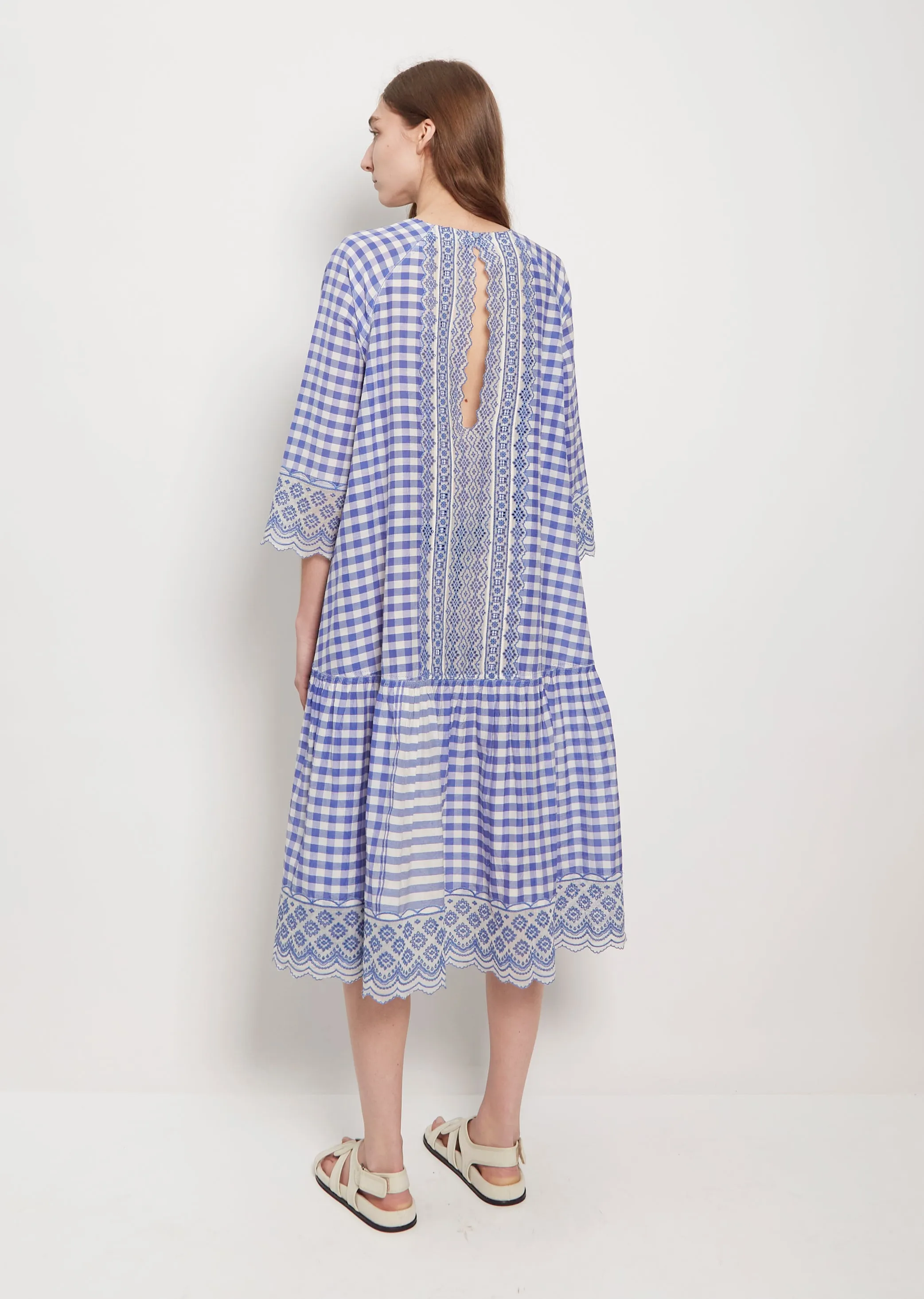 Drop Waist Silk Cotton Dress sold by La Garconne product image thumbnail 3