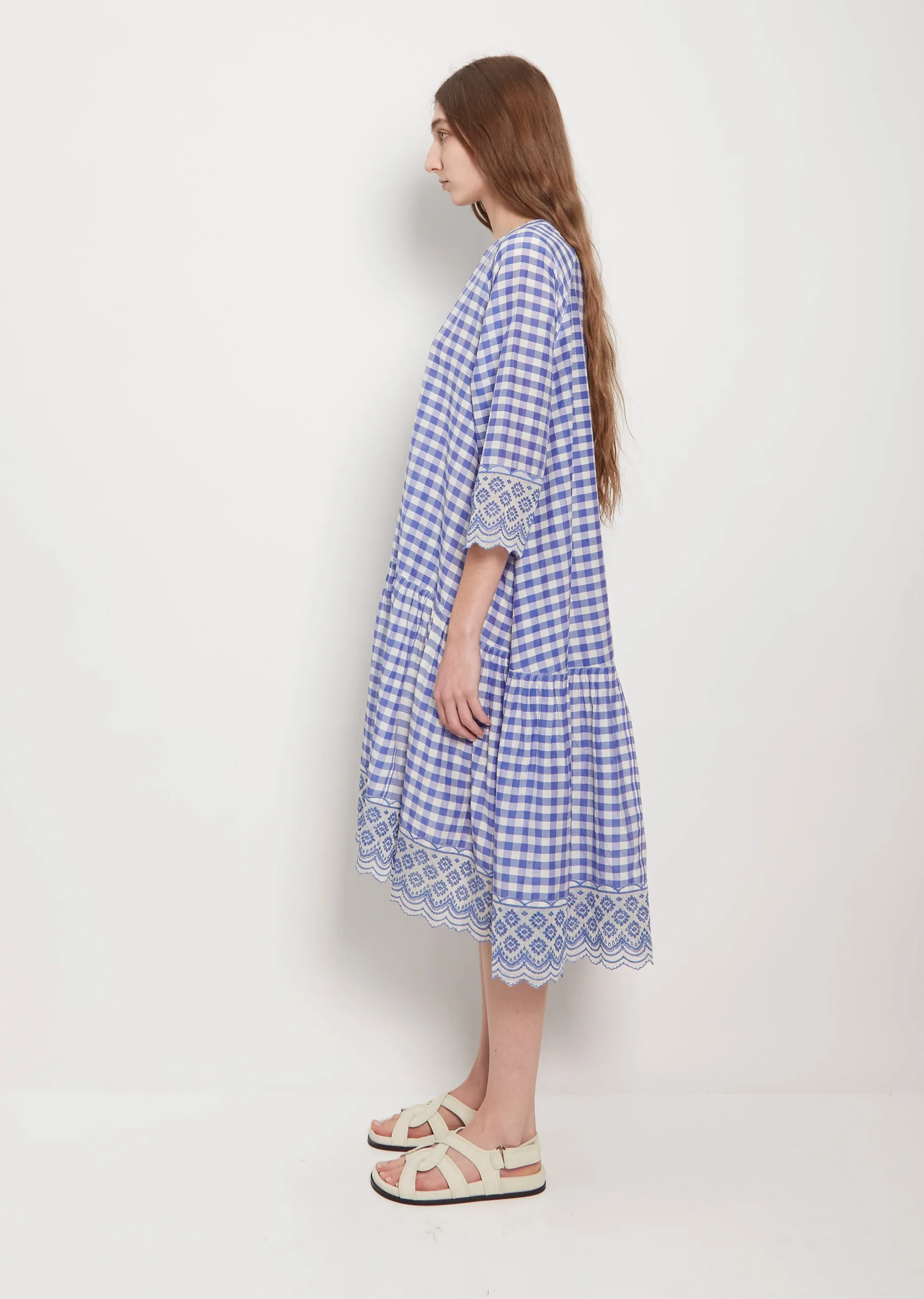 Drop Waist Silk Cotton Dress sold by La Garconne product image thumbnail 2