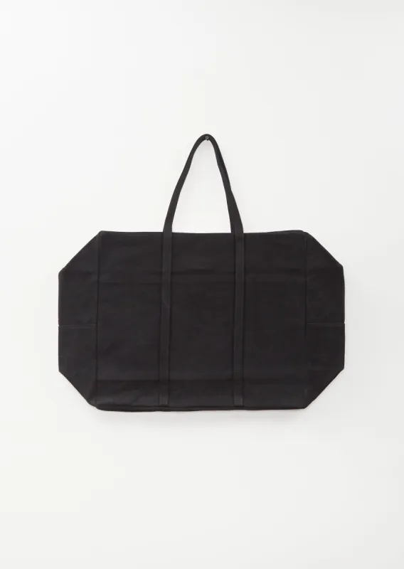 Washed Canvas 6 Pockets Big — Black sold by La Garconne