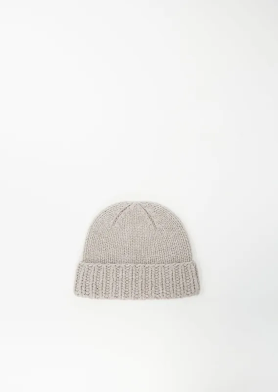 Polly Cashmere Beanie — Poivre sold by La Garconne