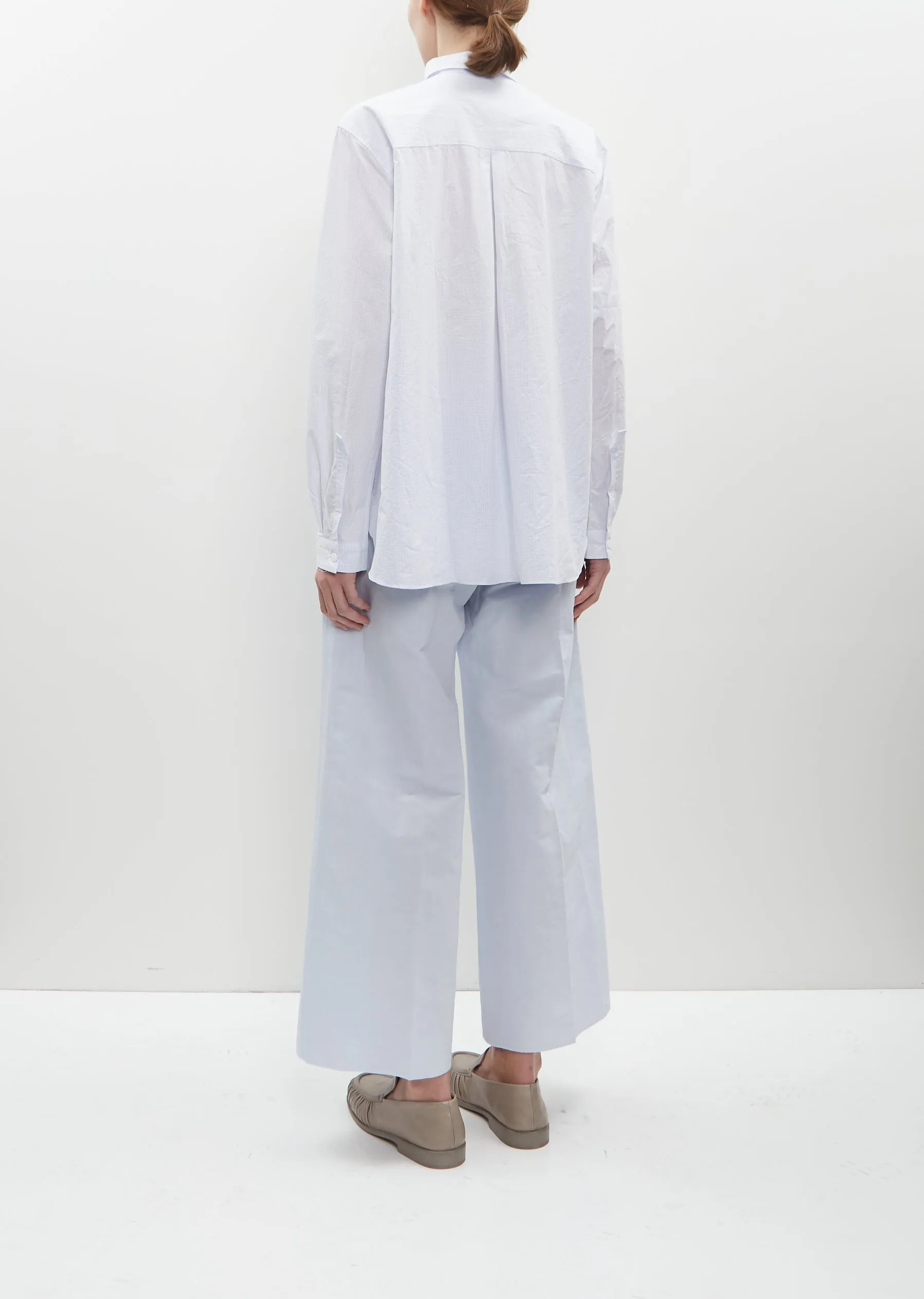 Loose Tyrol Cotton Shirt — Sax sold by La Garconne product image thumbnail 3