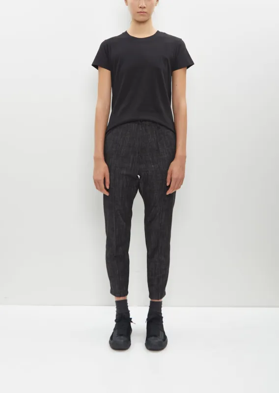KA - Pin Tucked Slim Pant sold by La Garconne