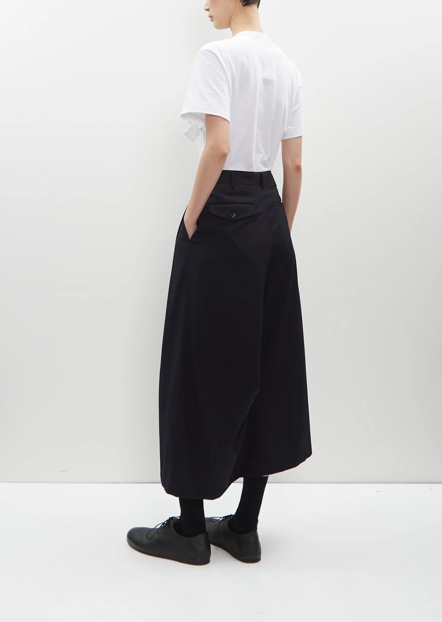 Wool Gabardine Cropped Pants sold by La Garconne product image thumbnail 3