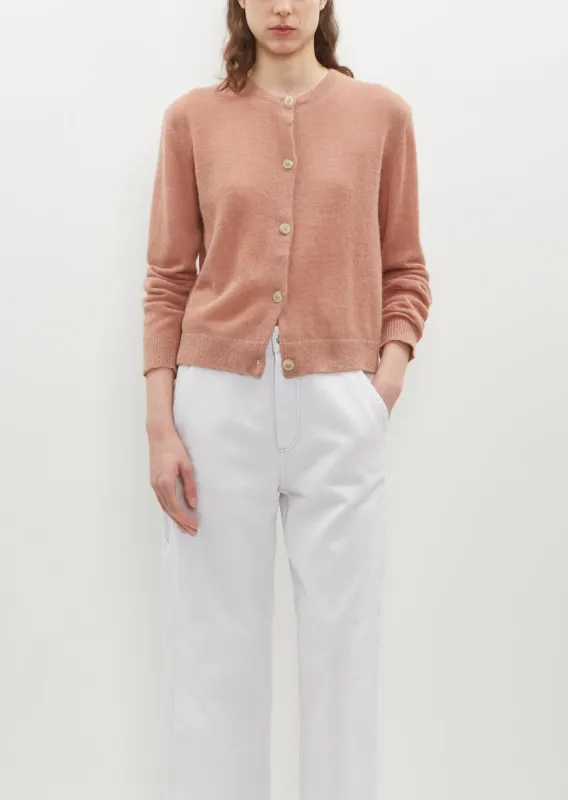 Gauzy Crew Cardigan sold by La Garconne