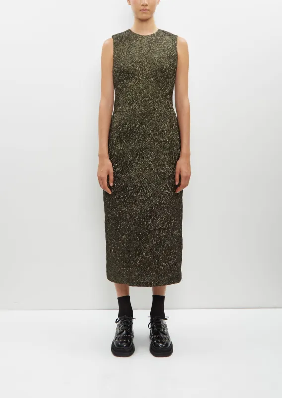 Sleeveless Straight Cut Dart Dress made by Simone Rocha