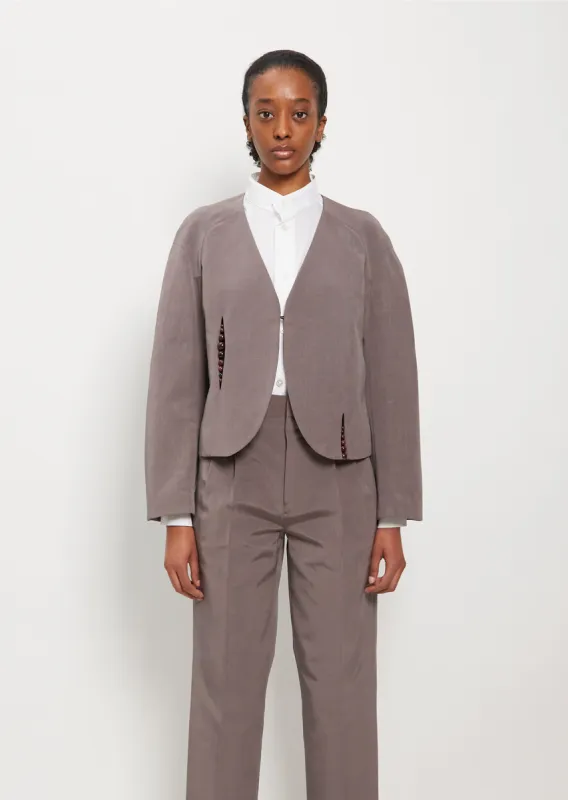 Moire Grosgrain Jacket sold by La Garconne