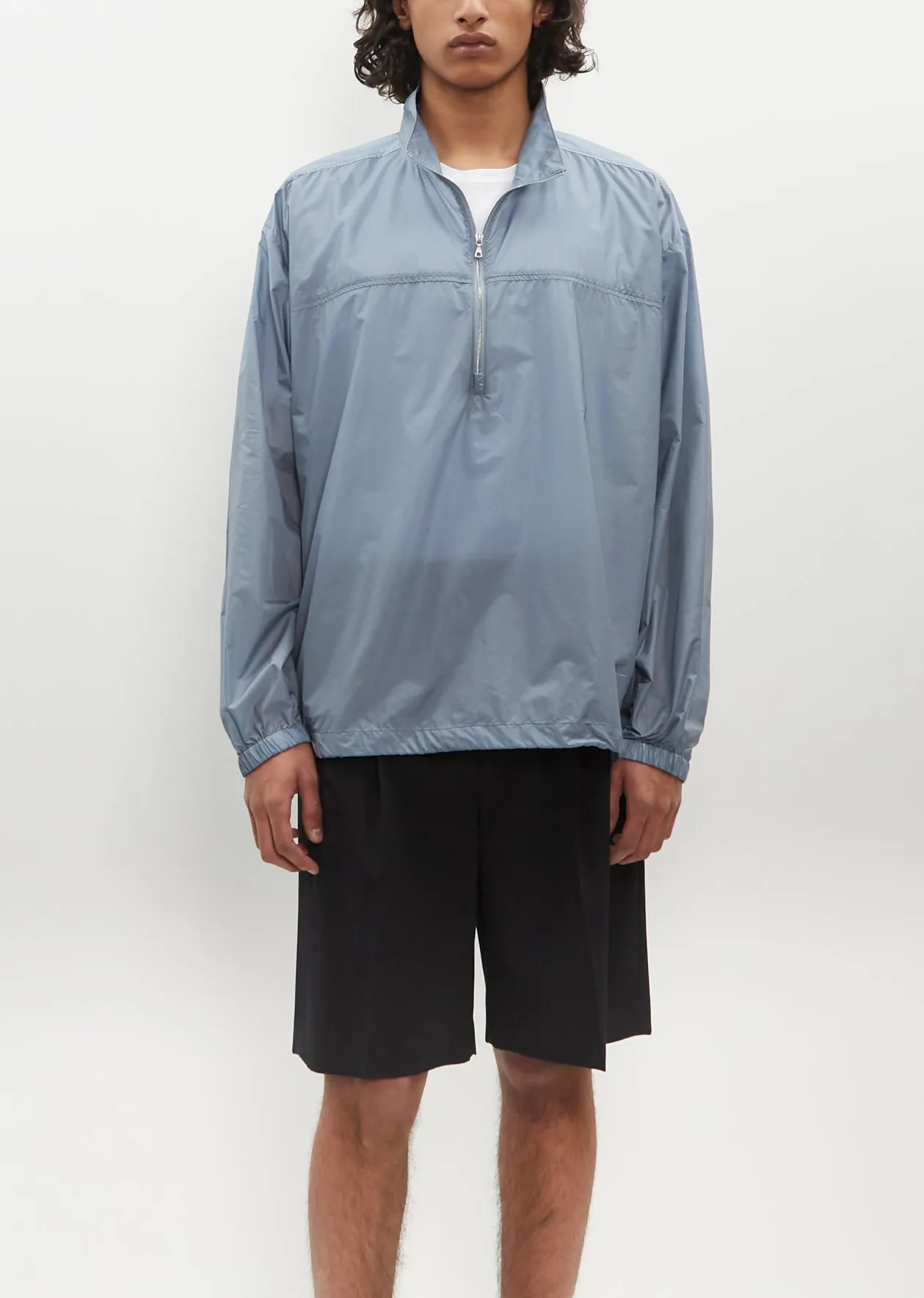 Light Nylon Half Zip P/O sold by La Garconne