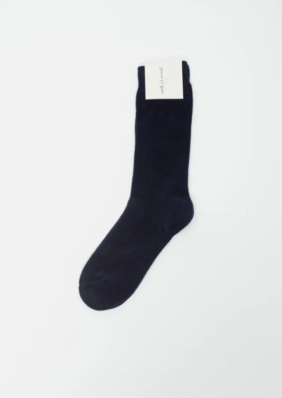 Velvet Socks — Navy sold by La Garconne