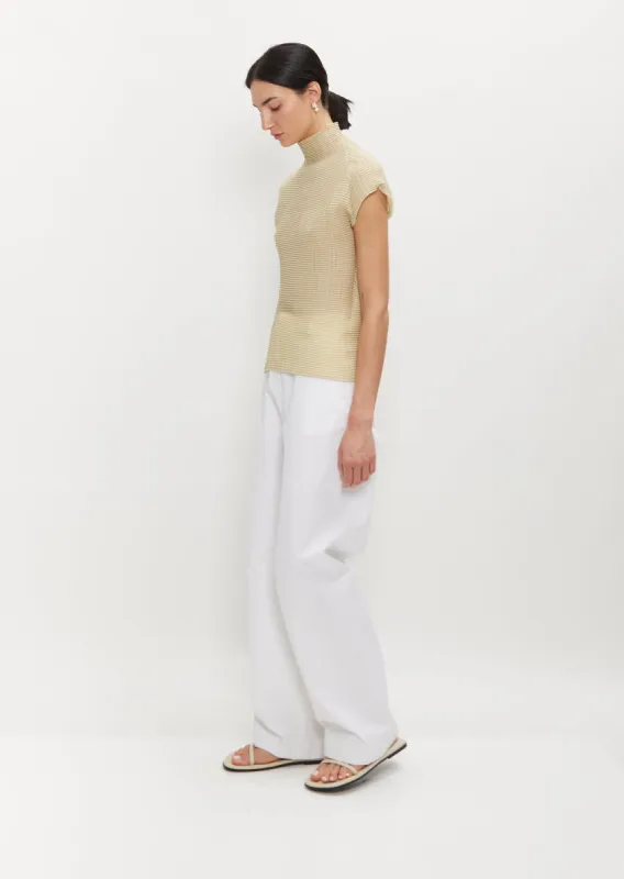 Wooly Pleats Top sold by La Garconne