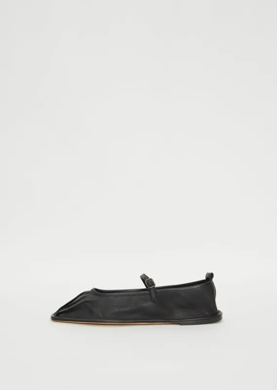 Dansa Ballet Flat — Black sold by La Garconne