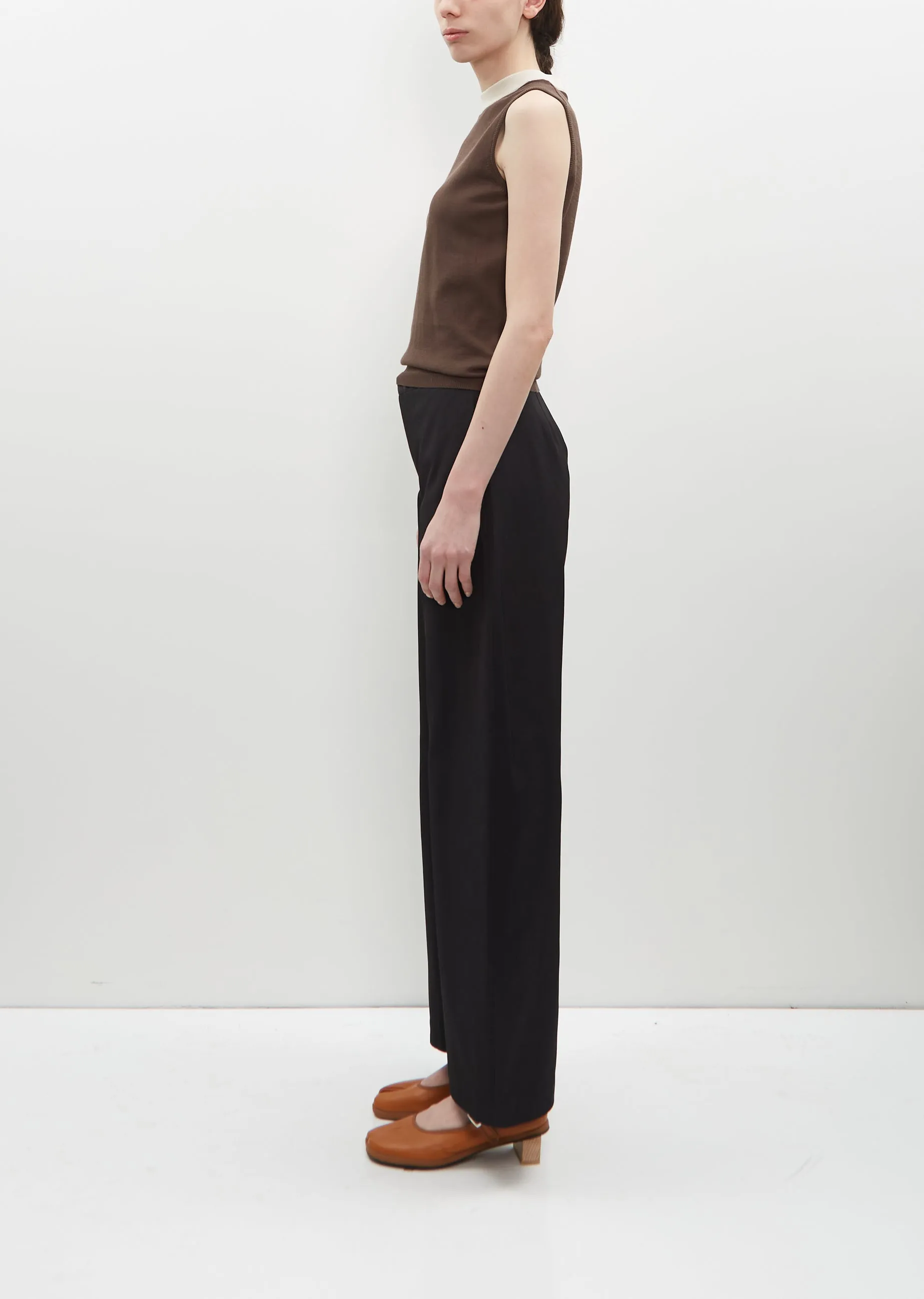 Wide Legs Viscose Cotton Twill Pants sold by La Garconne product image thumbnail 2