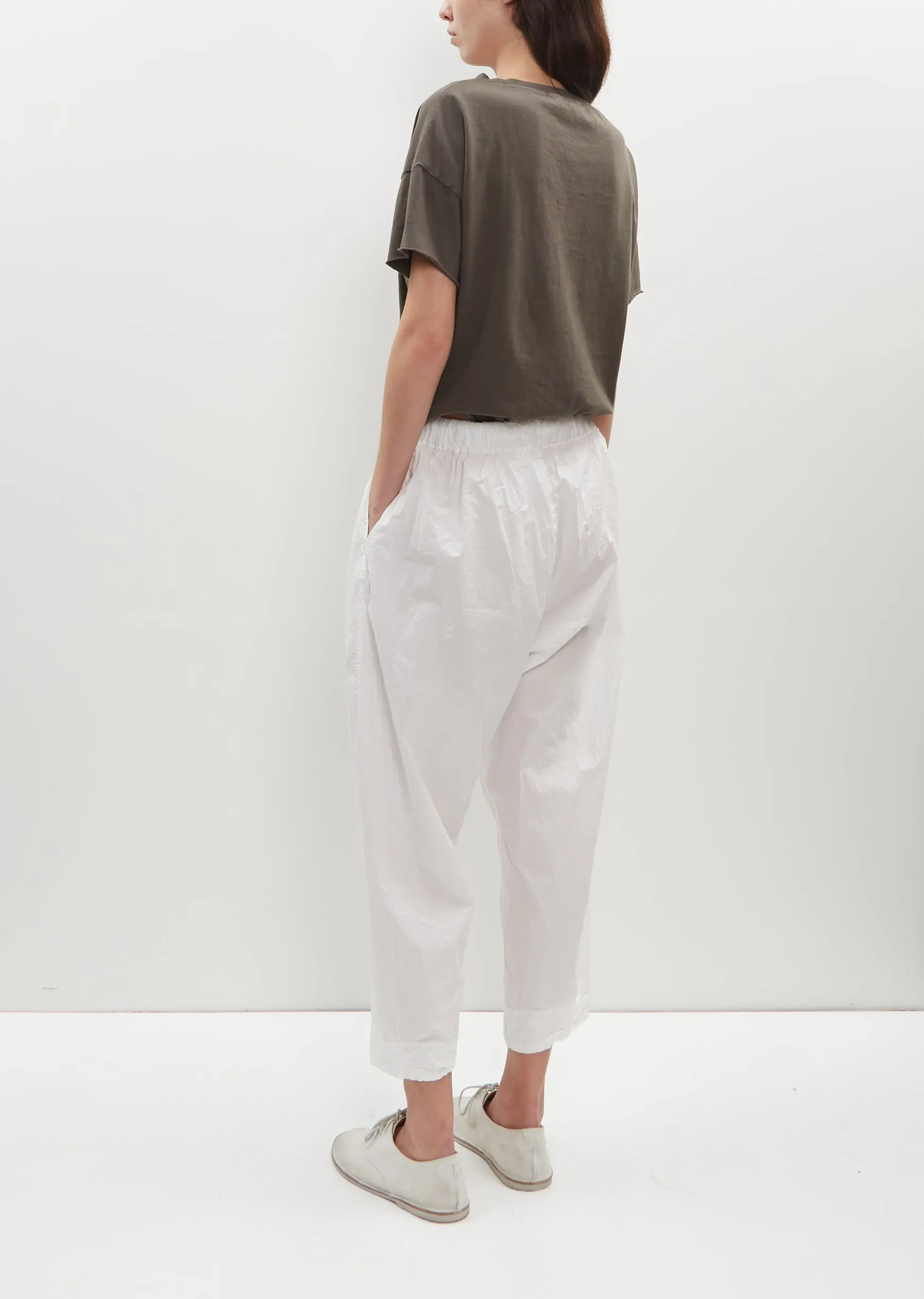 Braghe Tissue Cotton Pants — Milk sold by La Garconne product image thumbnail 3