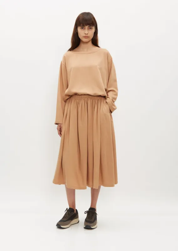 Skye Tencel Skirt - Dune sold by La Garconne