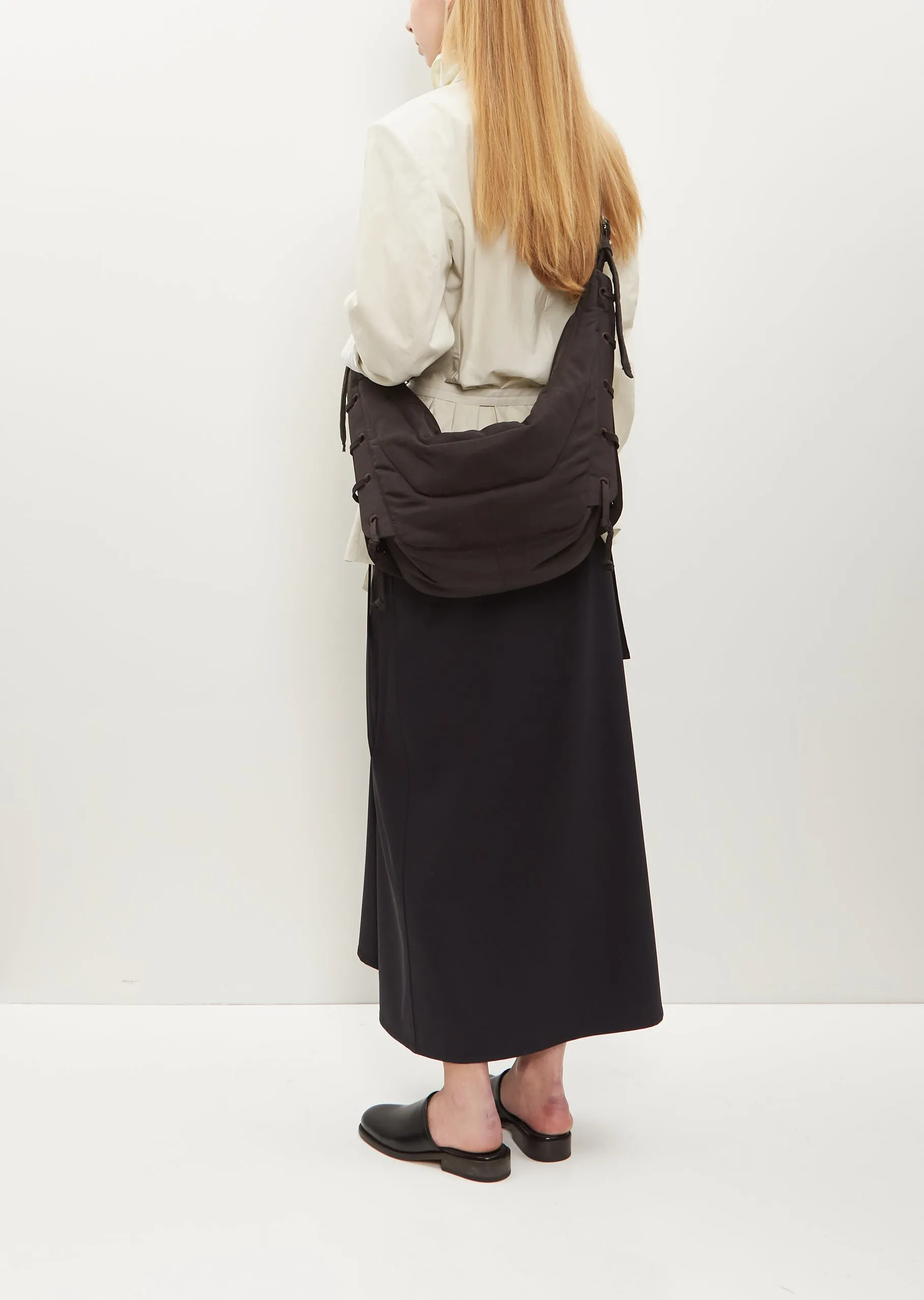 Medium Soft Game Bag — Dark Chocolate sold by La Garconne product image thumbnail 4