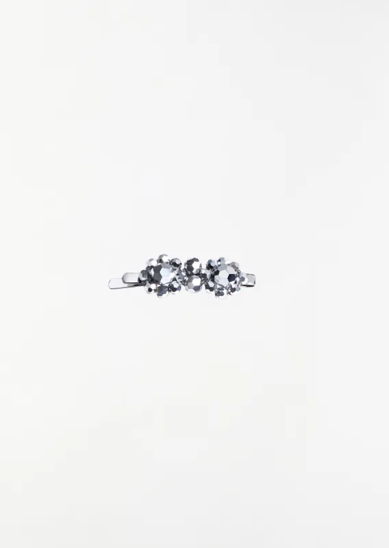 Mini Flower Hair Clip — Mirror sold by La Garconne