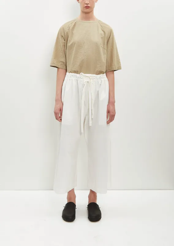 Denmark Cotton Short Pant — White sold by La Garconne