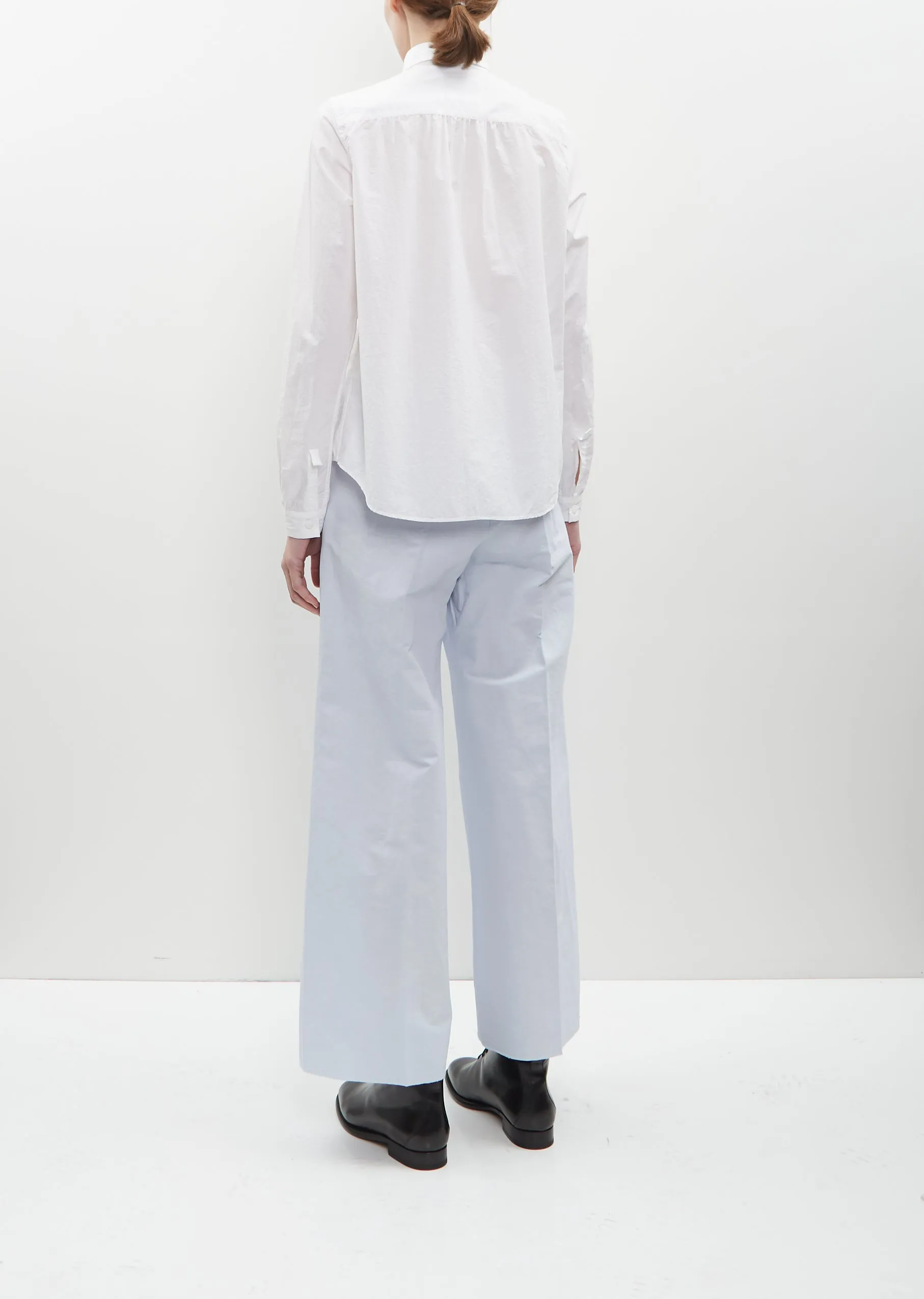 Tyrol Cotton Shirt — White sold by La Garconne product image thumbnail 3