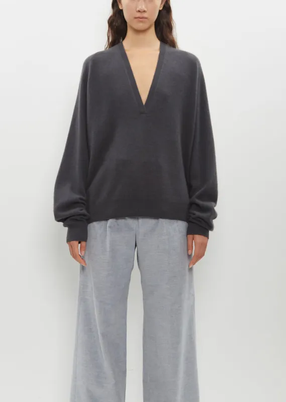 Johnny Sweater — Faded Black sold by La Garconne