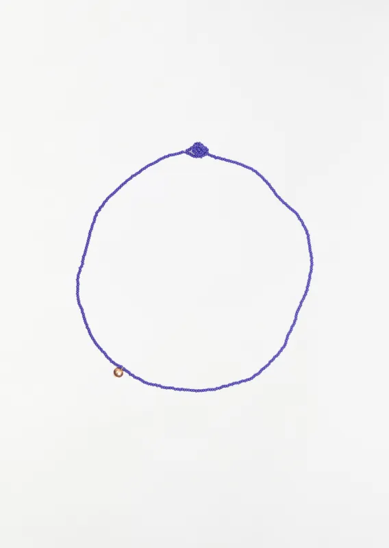 Sayulita 1 Dangling Necklace — Electric Blue sold by La Garconne