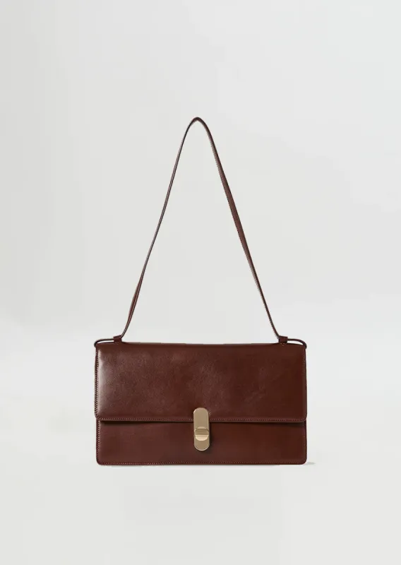 Clea Handbag — Cognac made by The Row