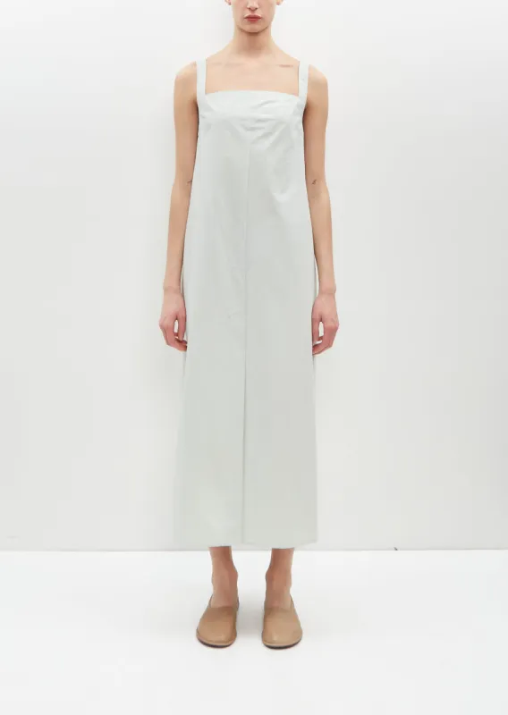 Makeen Poplin Dress — Powder Green sold by La Garconne