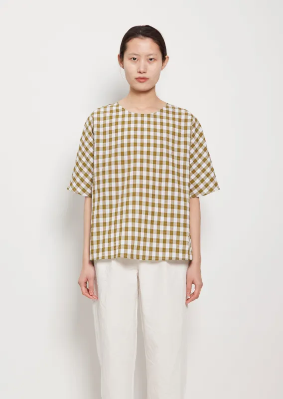 Half Sleeve Cotton Pullover Shirt sold by La Garconne