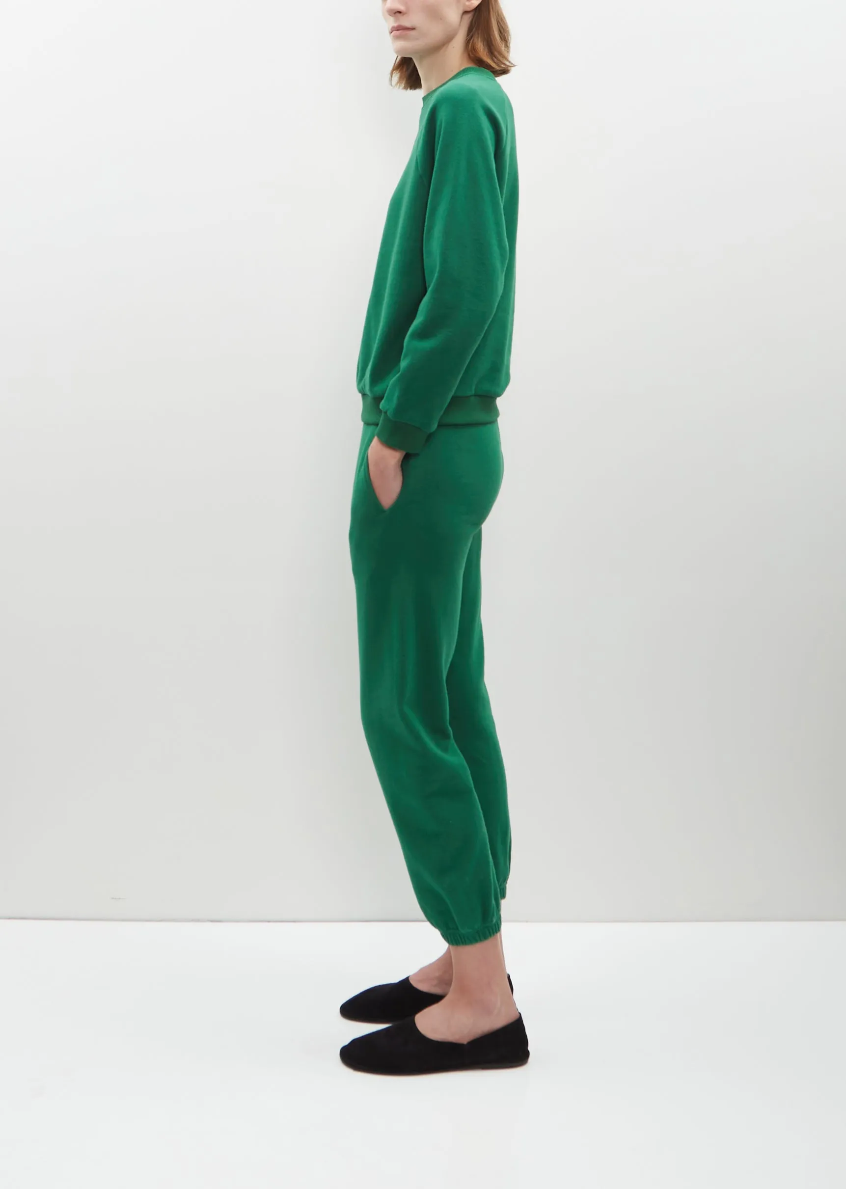 Studio Sweatshirt — Collegiate Green sold by La Garconne product image thumbnail 2