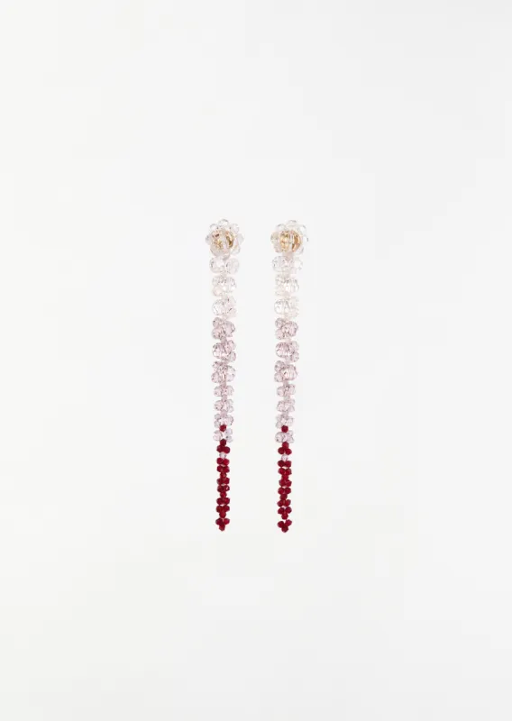 Drip Earrings — Nude Ombre made by Simone Rocha
