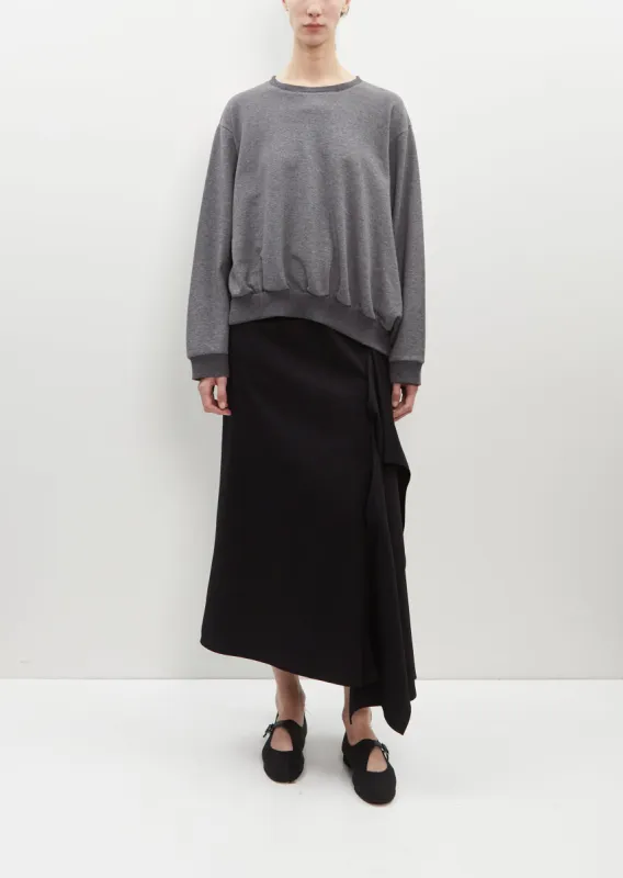 Piping Pocket Unbalance Skirt sold by La Garconne