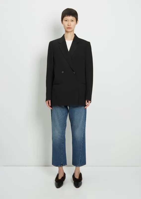 Double Breasted Vent Blazer sold by La Garconne