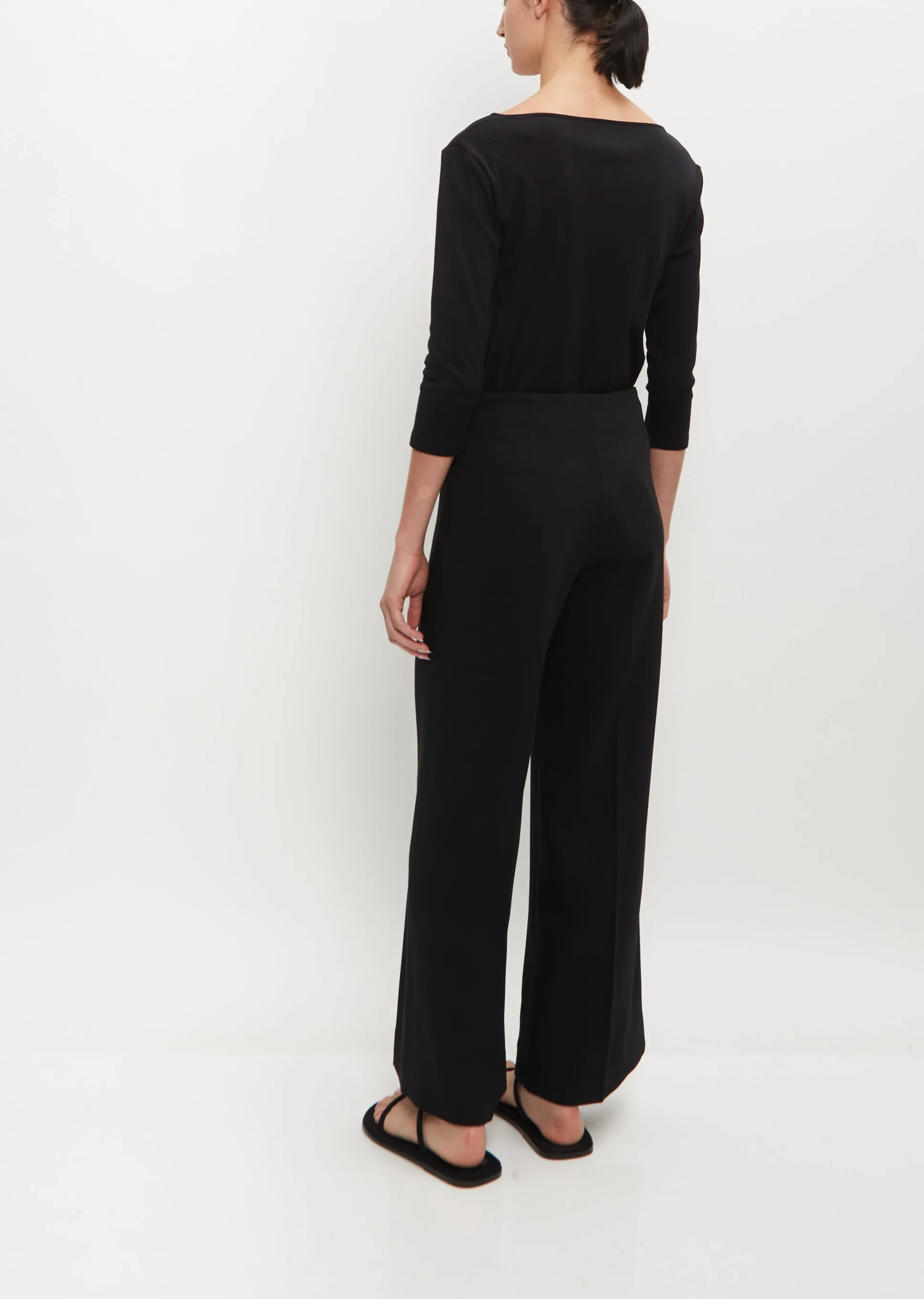Clean Wide Trousers sold by La Garconne product image thumbnail 4