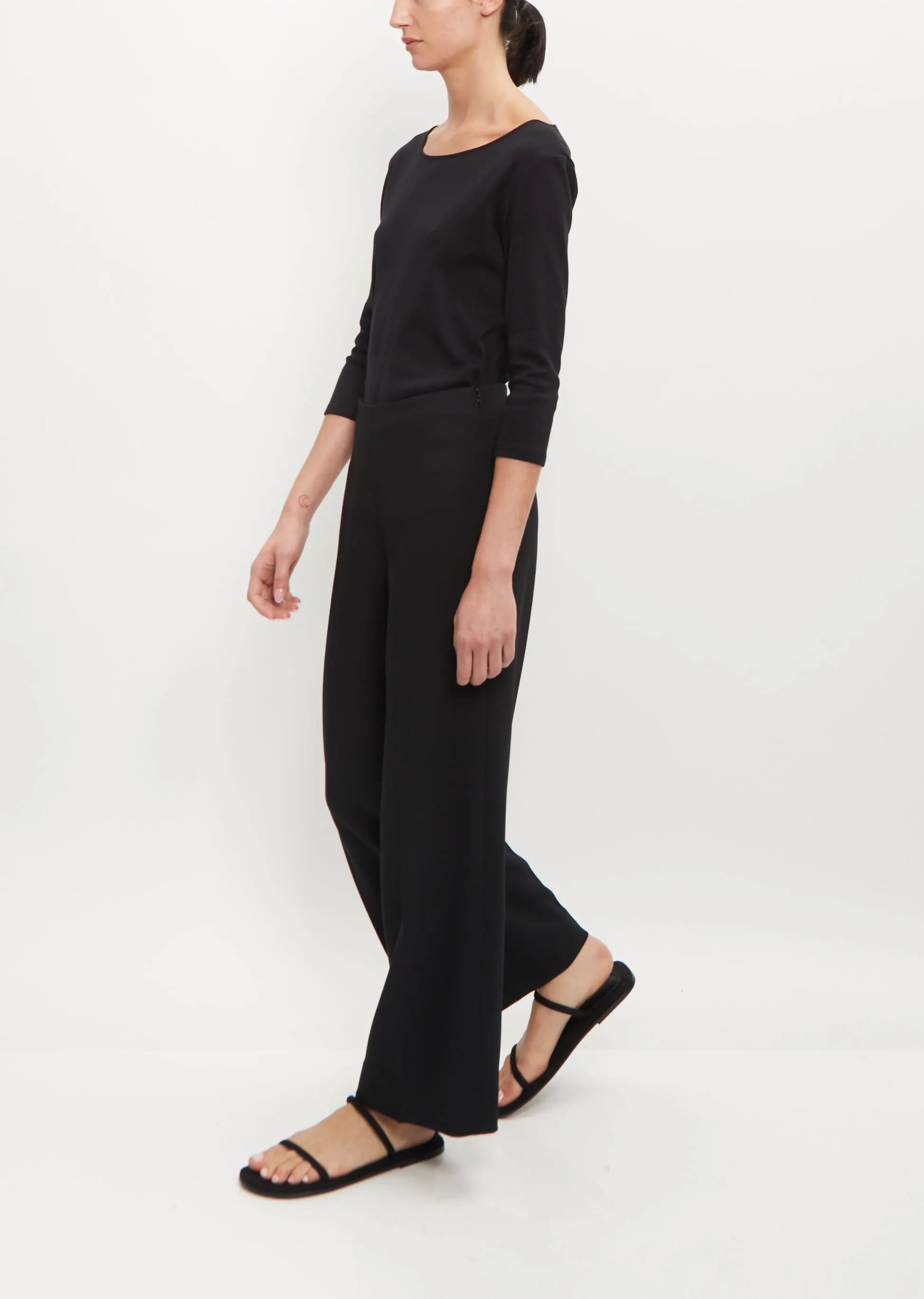 Clean Wide Trousers sold by La Garconne product image thumbnail 3