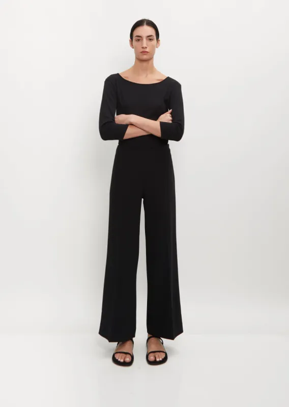 Clean Wide Trousers sold by La Garconne