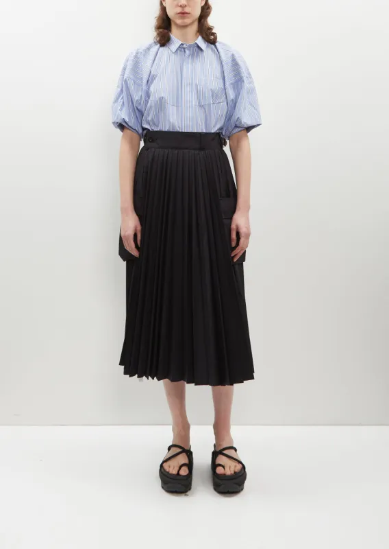 Thomas Mason Cotton Poplin Skirt sold by La Garconne