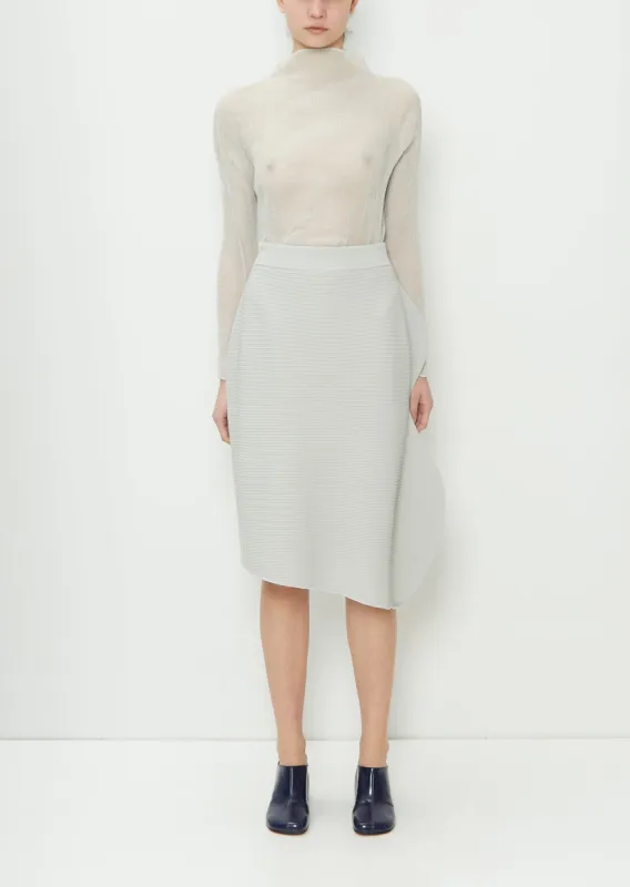 Concretion Rayon Nylon Blend Skirt sold by La Garconne