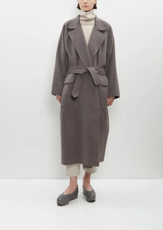 Cashmere Oversized Double Trench Coat sold by La Garconne