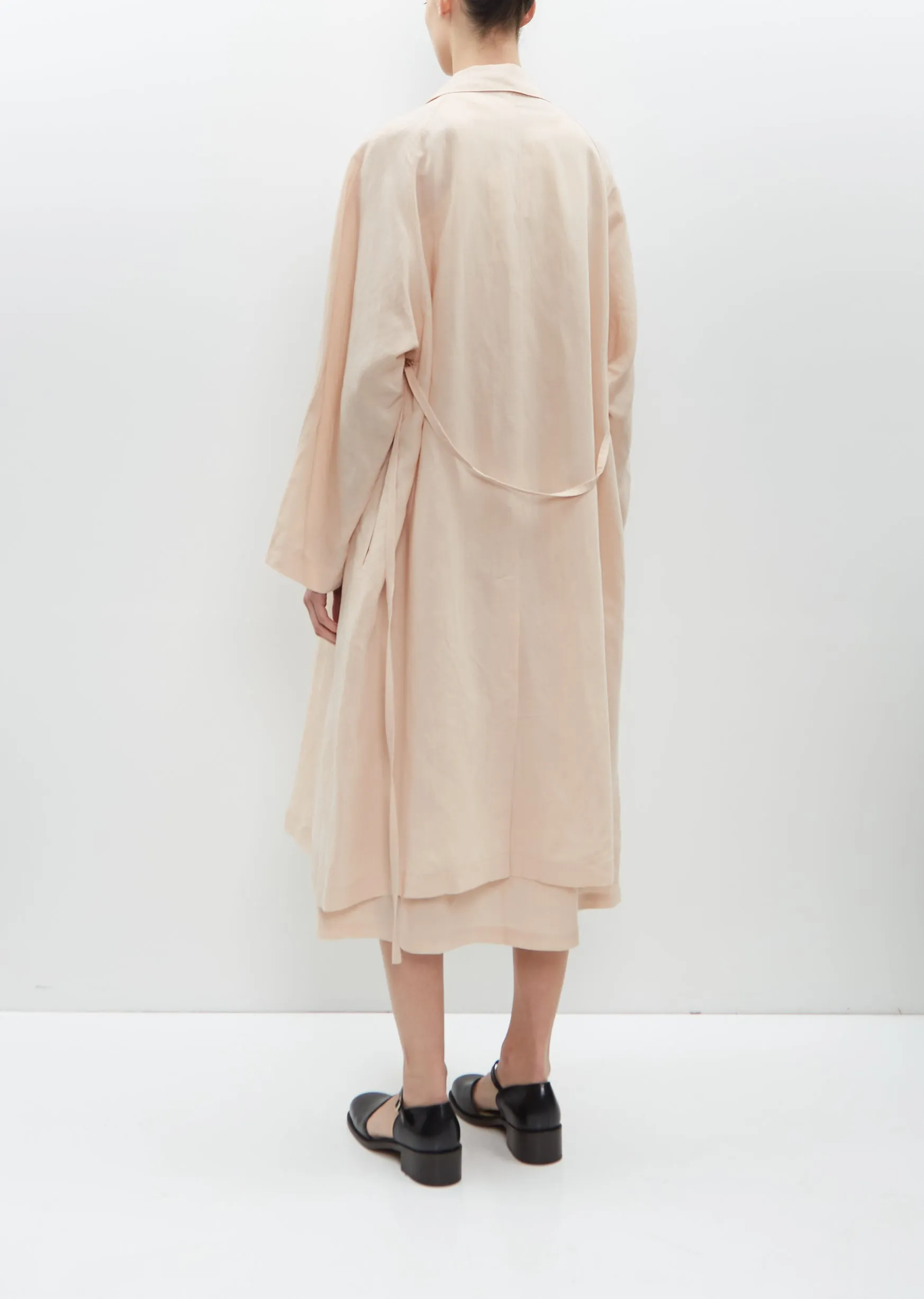 Cat Linen-Tencel Duster Coat sold by La Garconne product image thumbnail 3