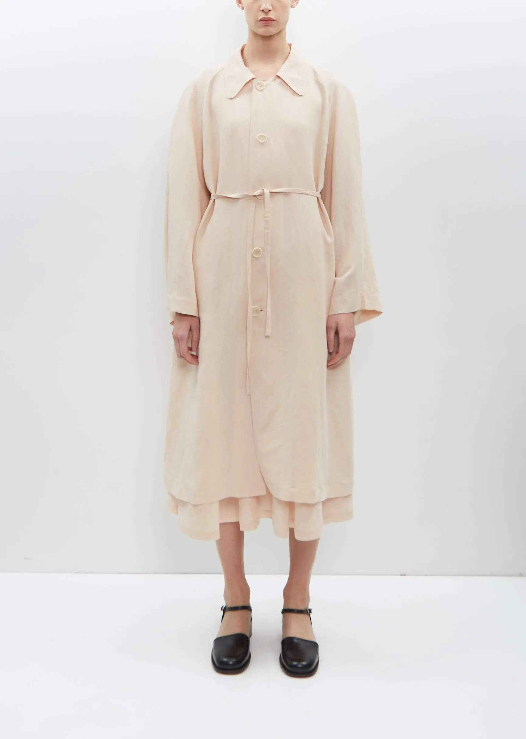 Cat Linen-Tencel Duster Coat sold by La Garconne product image thumbnail 5